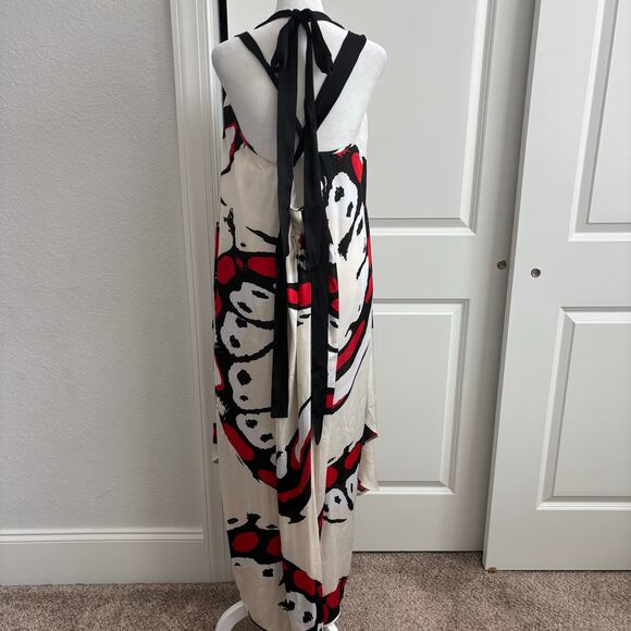 Malene Birger Women’s Handkerchief Scarf Dress Sz M Artsy Boho Art2Wear - Picture 2 of 13